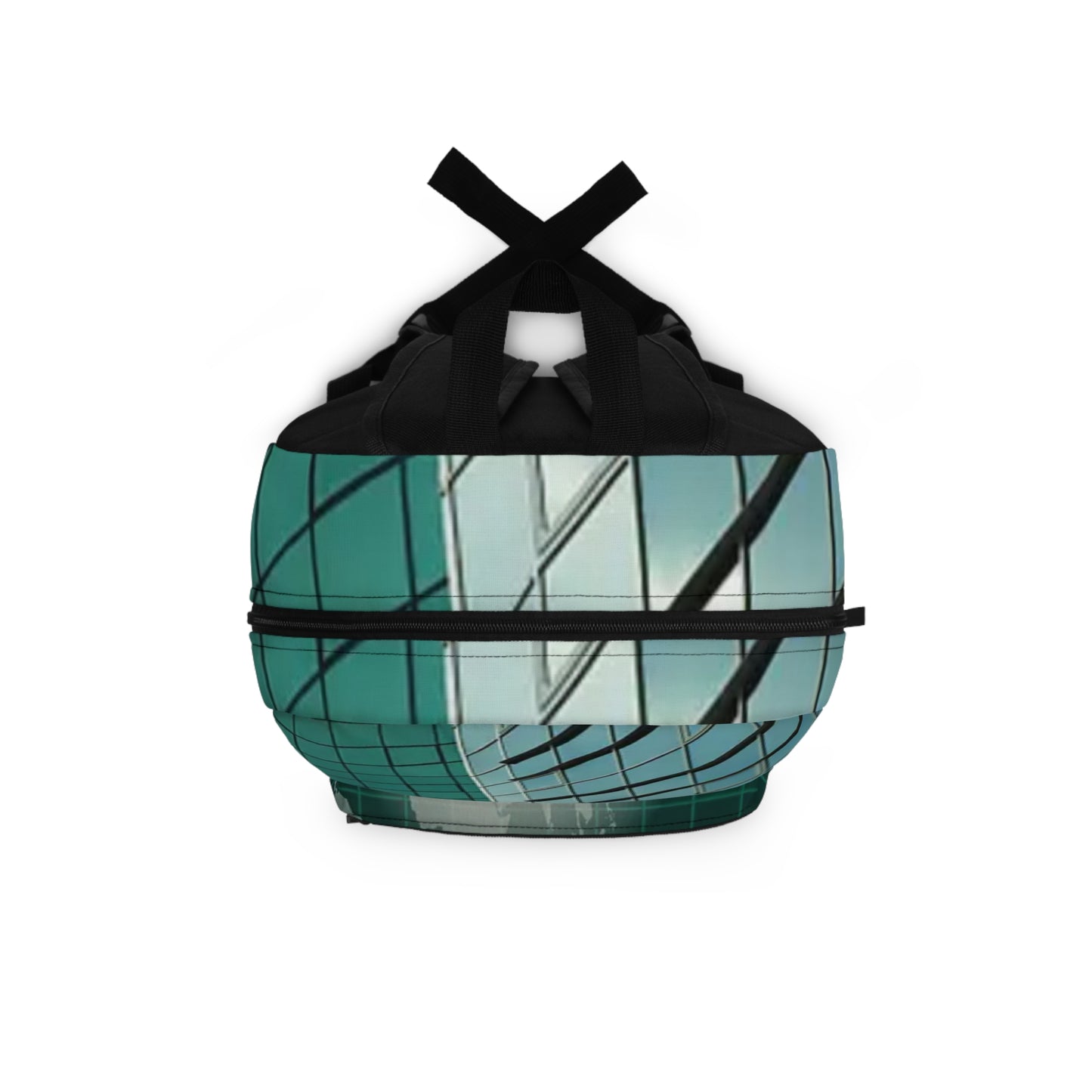 Puzzle Piece Backpack — Minimal White Jigsaw Pattern School & Travel Bag