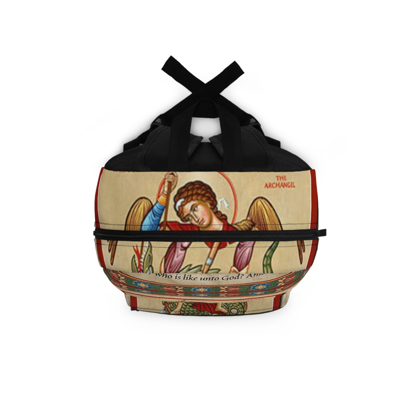 Saint Michael Prayer Backpack — Archangel Protection School Bag