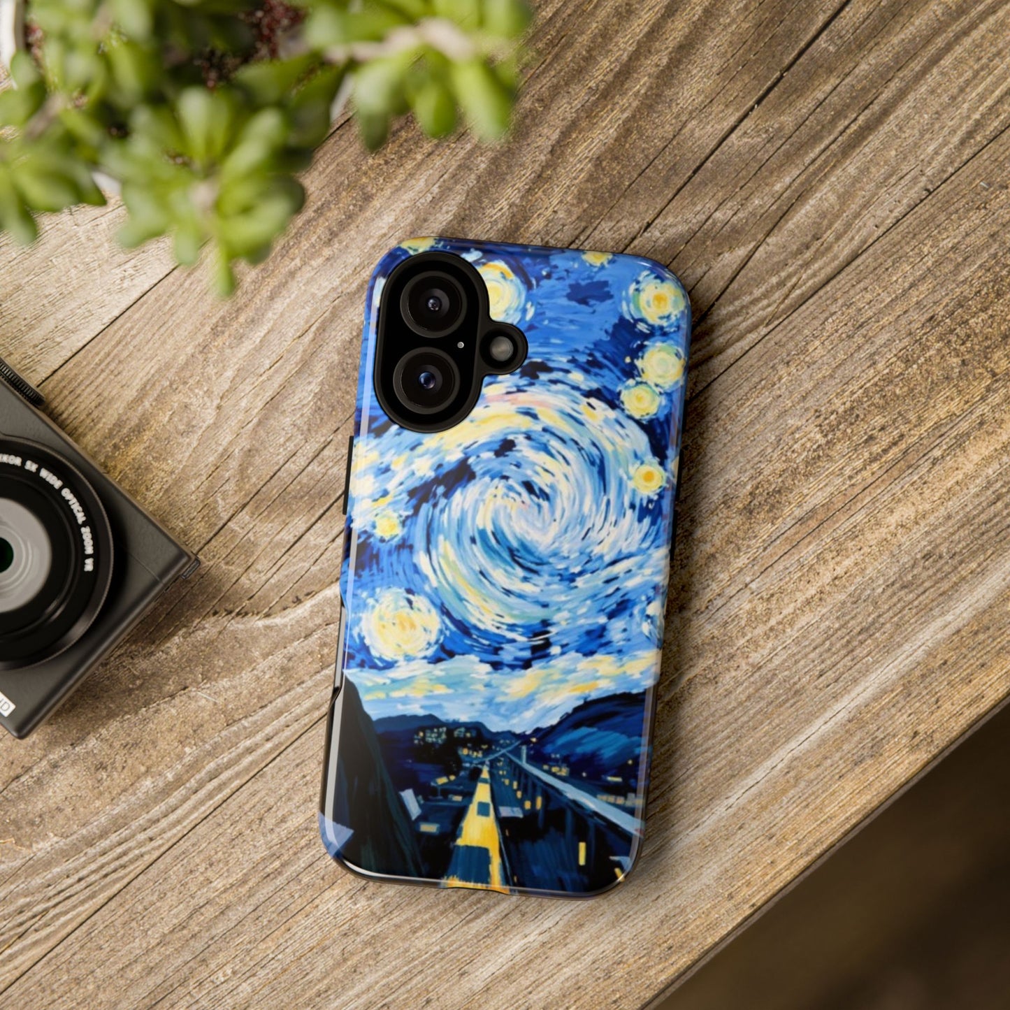 Starry Night Phone Case, Tough Phone Cover, Van Gogh Art, Phone Protection, Unique Gift for Art Lovers