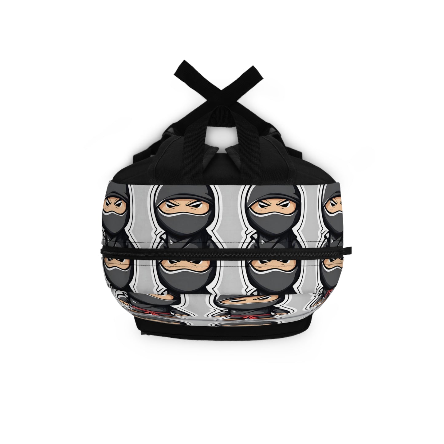 Ninja Cartoon Pattern Kids Backpack – Cute Martial Artist School Bag