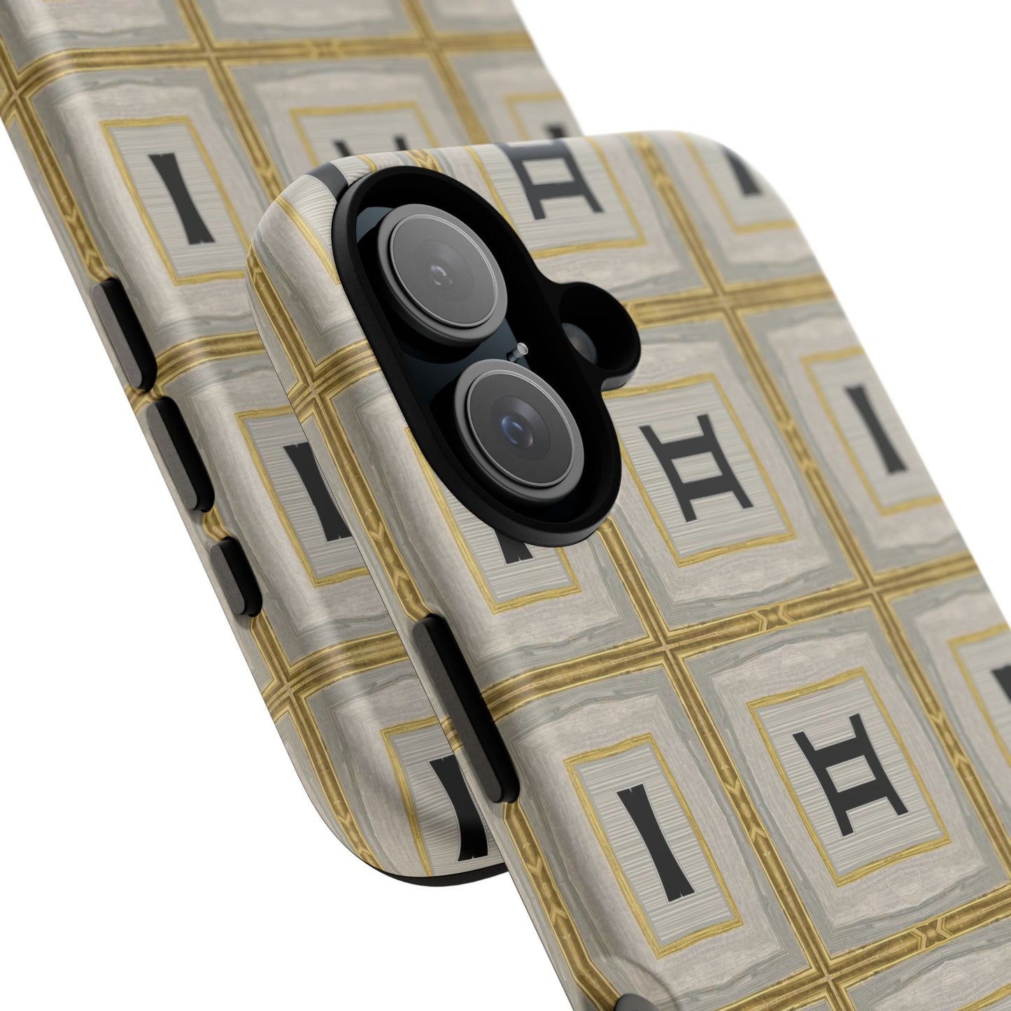 Geometric Phone Case with Elegant Pattern, Stylish Smartphone Cover, Tough Cases, Unique Gift for Him/Her, Modern Accessories, Chic Design
