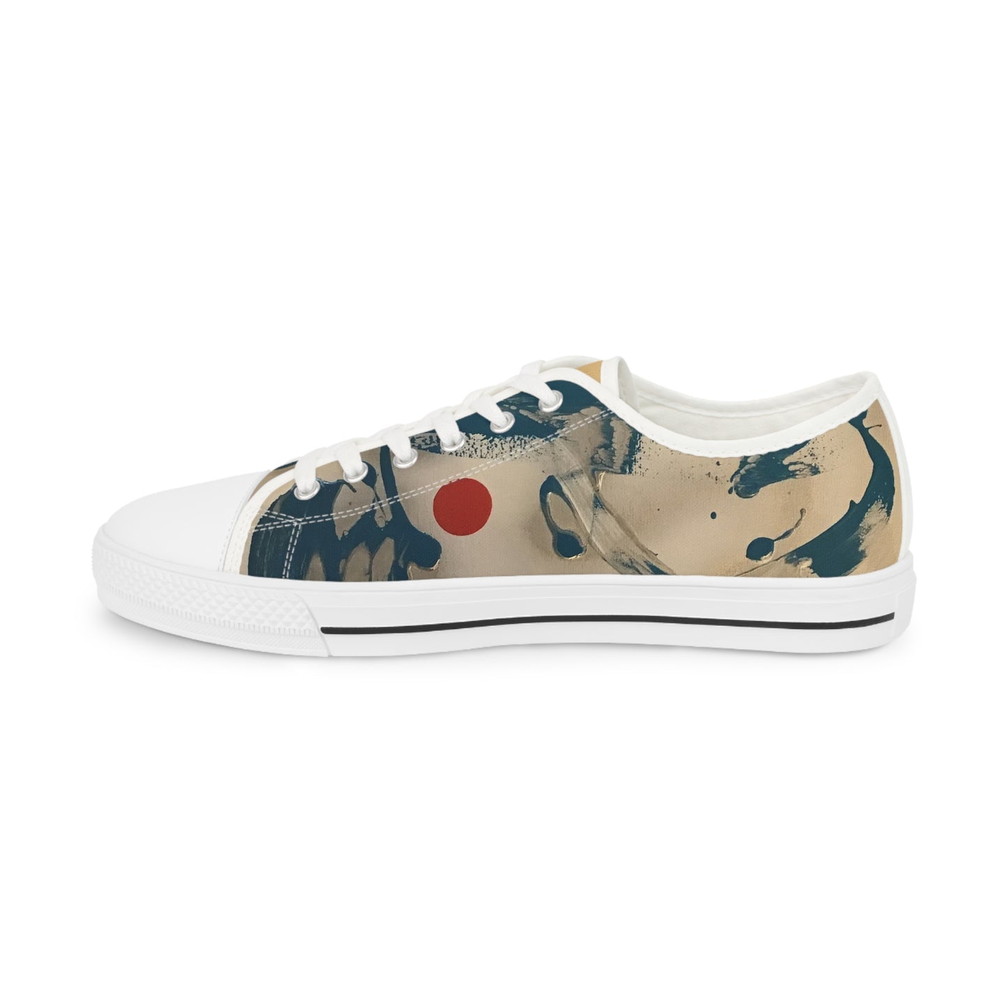 Artistic Canvas Low Top Sneakers for Everyday Style