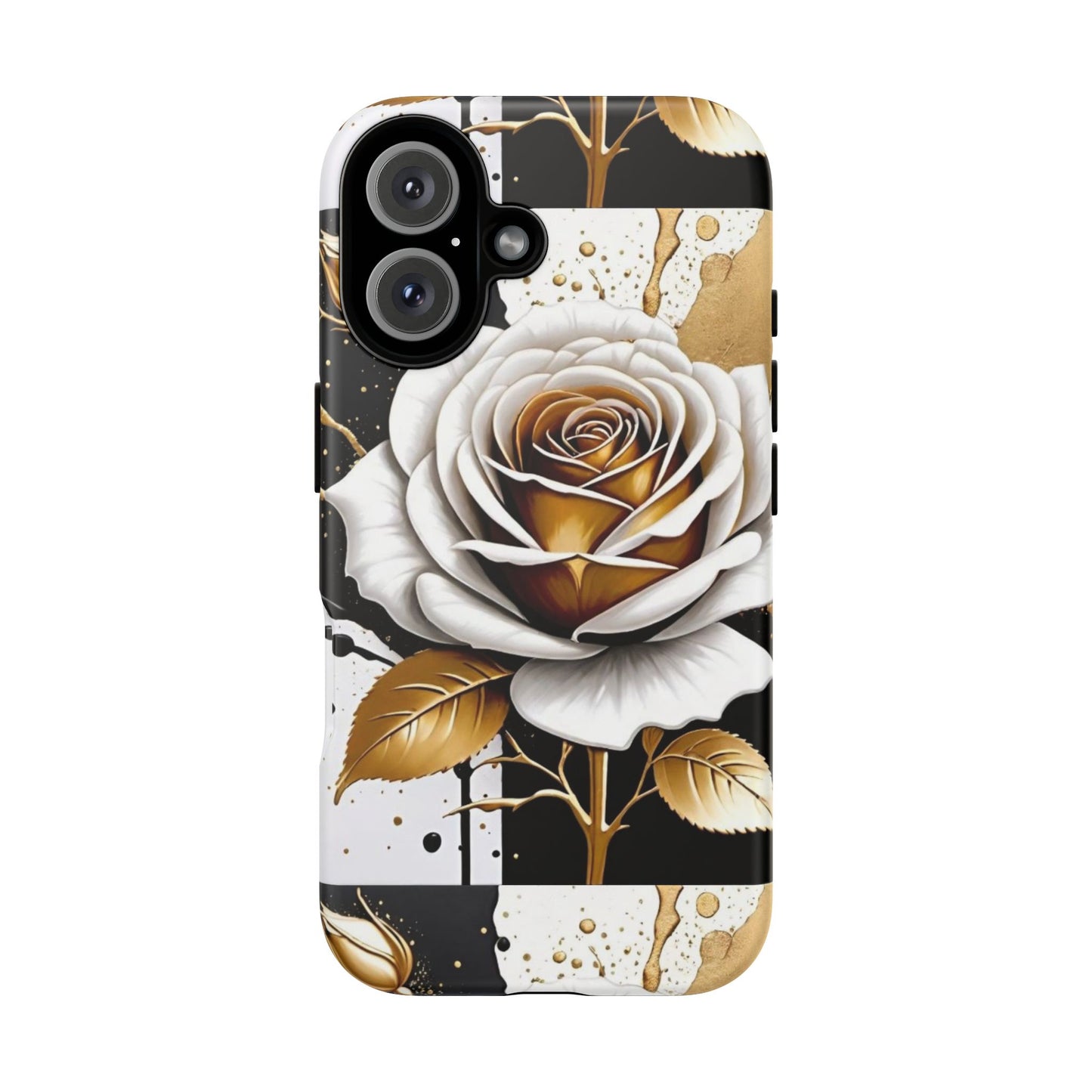 Stylish Phone Case with Elegant Floral Design, Tough Cases for iPhone and Samsung, Rose Protective Cover, Gift for Her, Birthday Present