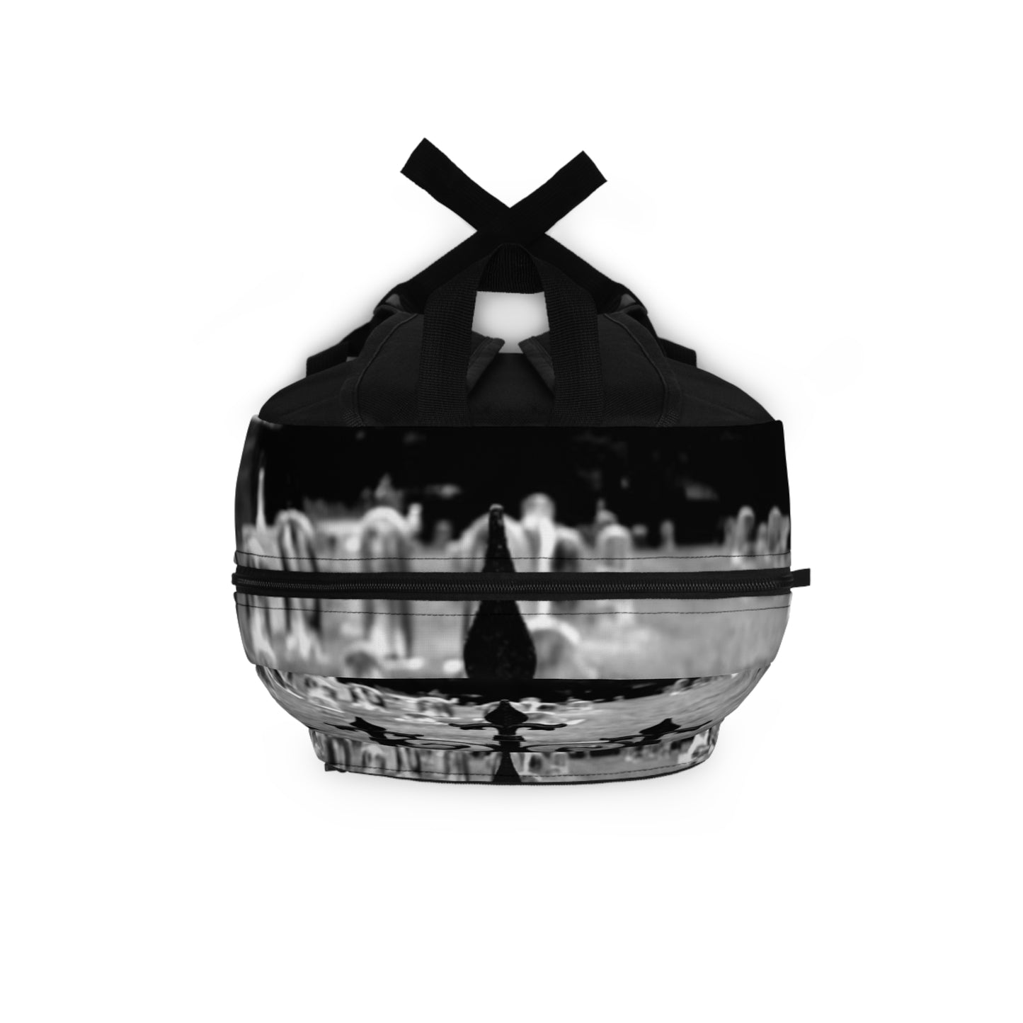 Gothic Cemetery Skull Backpack — Dark Grunge School Bag