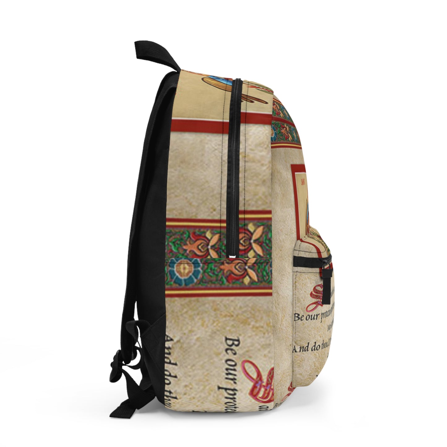 Saint Michael Prayer Backpack — Archangel Protection School Bag