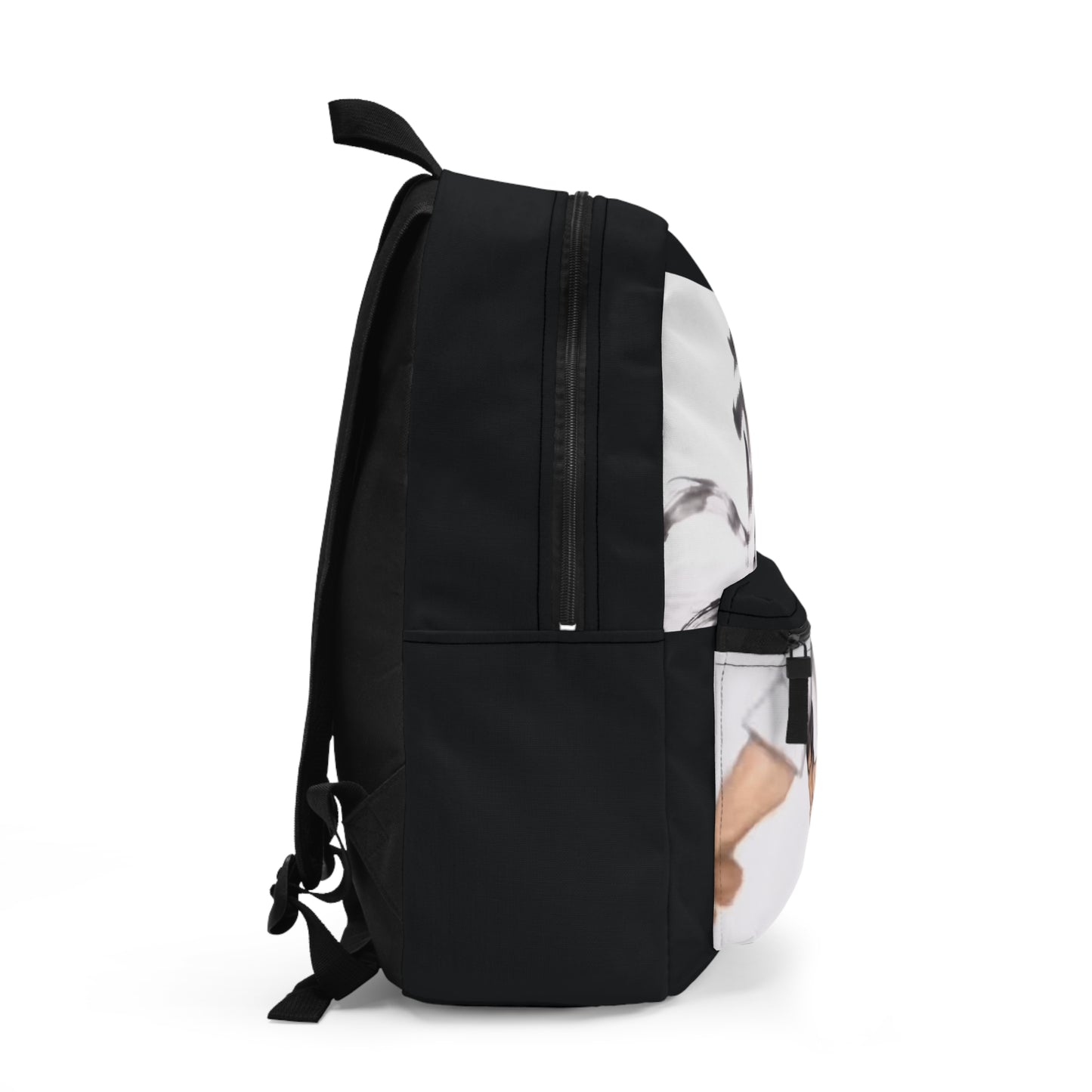 Martial Arts Backpack — Asian Ink Fighter Print School Bag