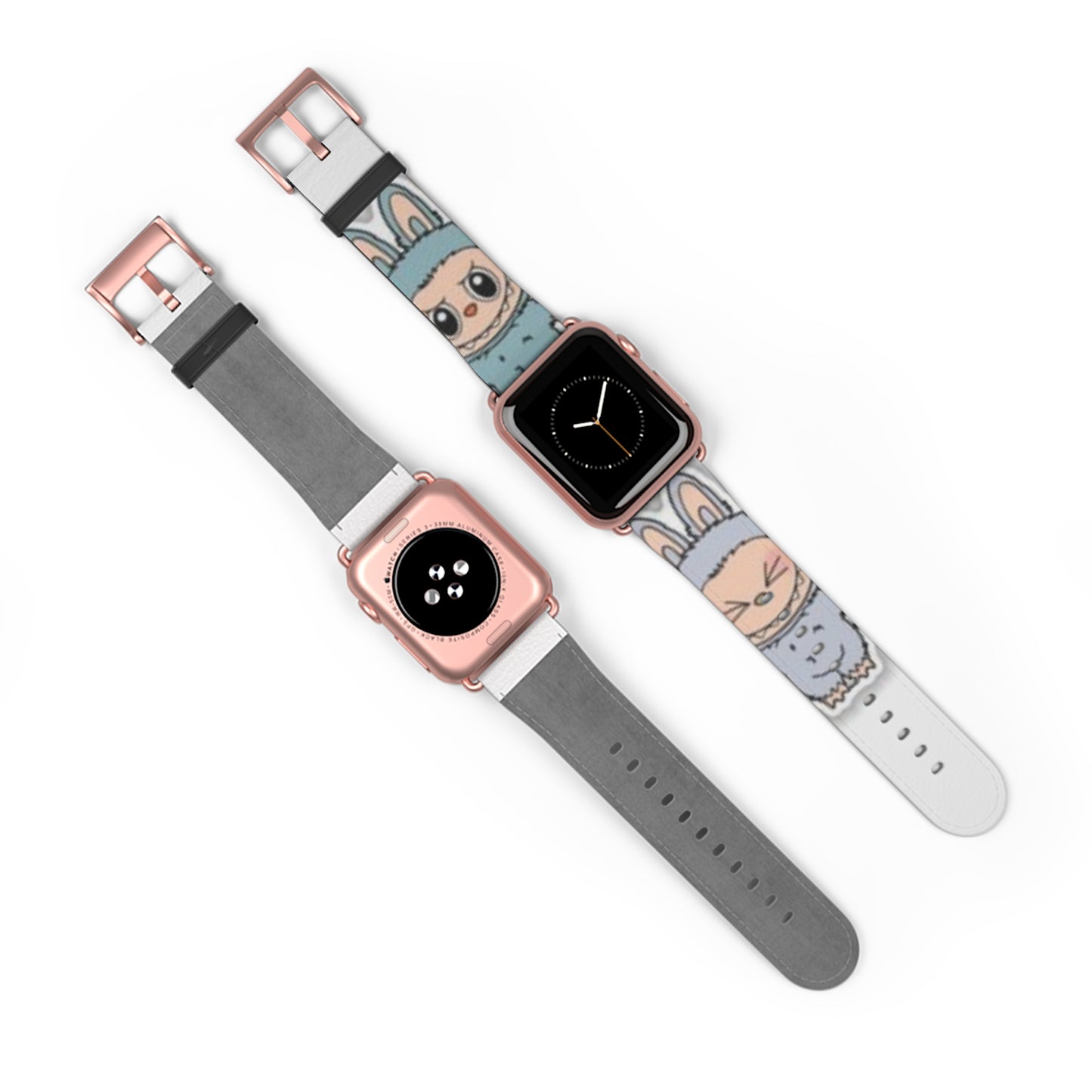 Cute Bunny Character Watch Band – Pastel Kawaii Animal Strap for Apple Watch