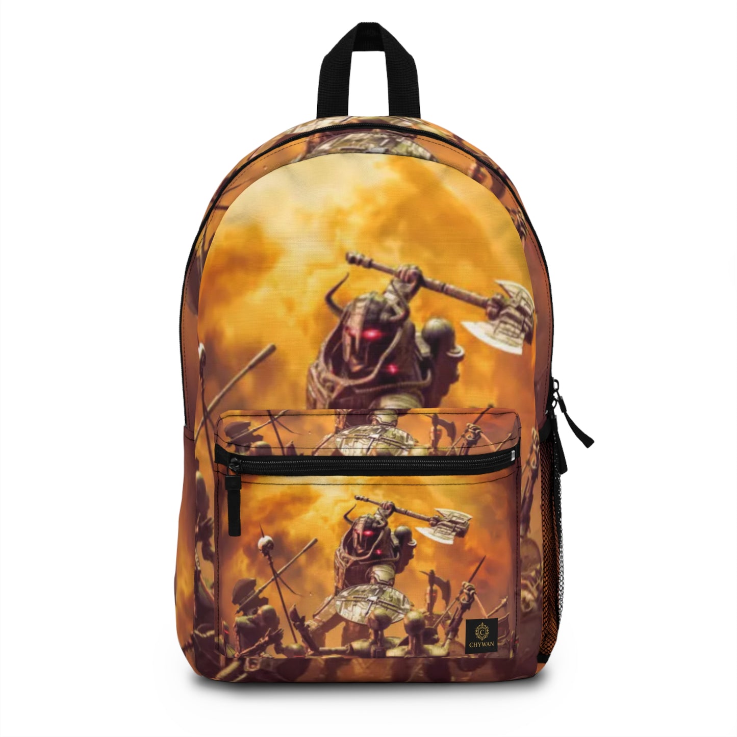 Viking Warrior Backpack — Bold Norse Battle Scene School Bag