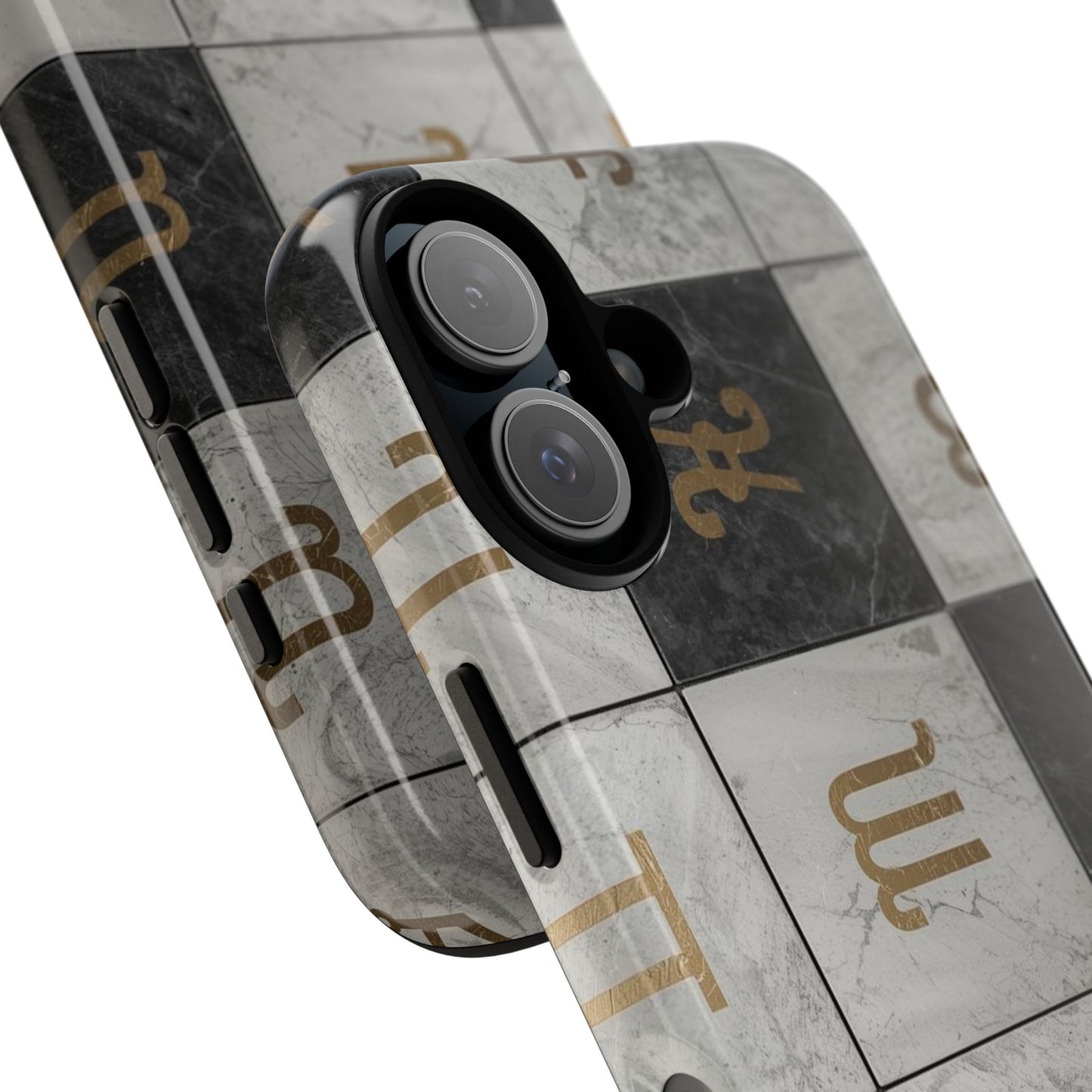Marble Pattern Phone Case, Stylish Tough Cases, Unique Mobile Accessory, Gift for Tech Lovers, Elegant Design