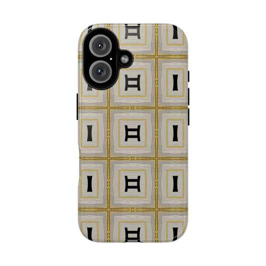 Geometric Phone Case with Elegant Pattern, Stylish Smartphone Cover, Tough Cases, Unique Gift for Him/Her, Modern Accessories, Chic Design