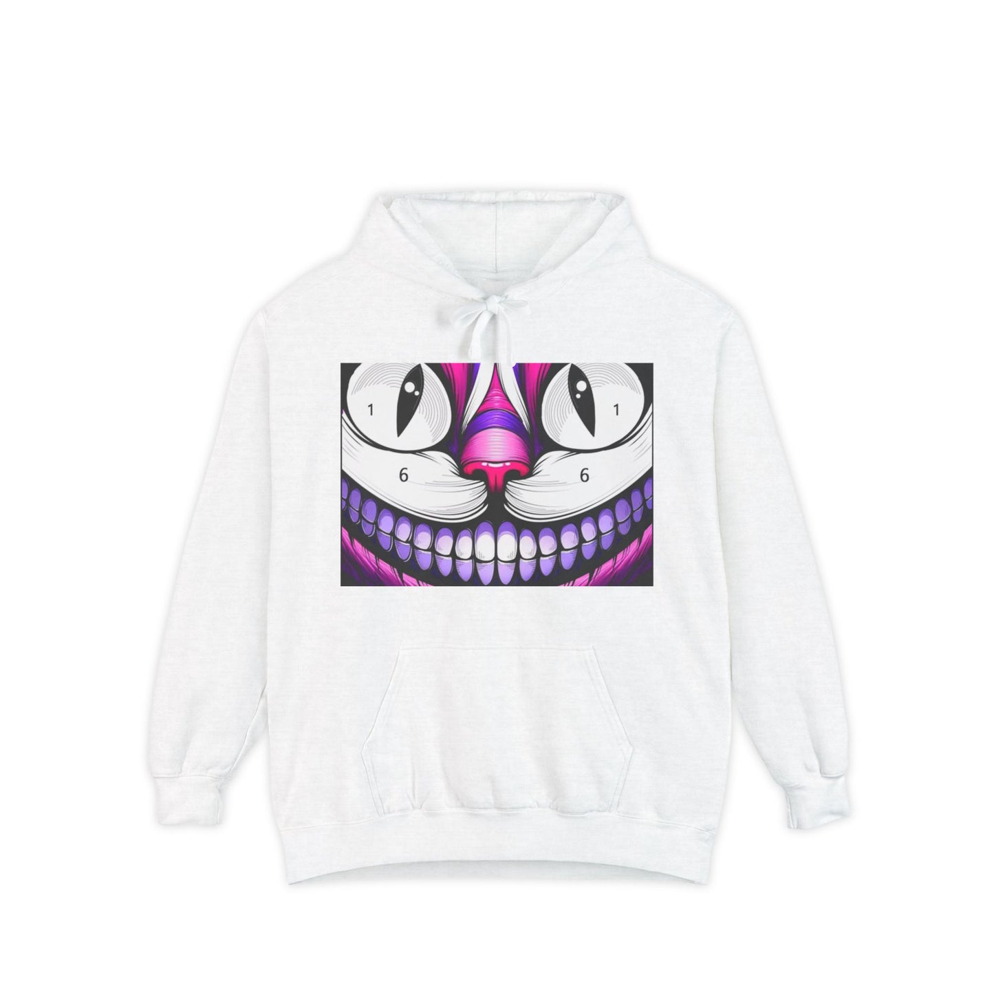 Cheshire Grin Hoodie — Psychedelic Cat Smile Pullover