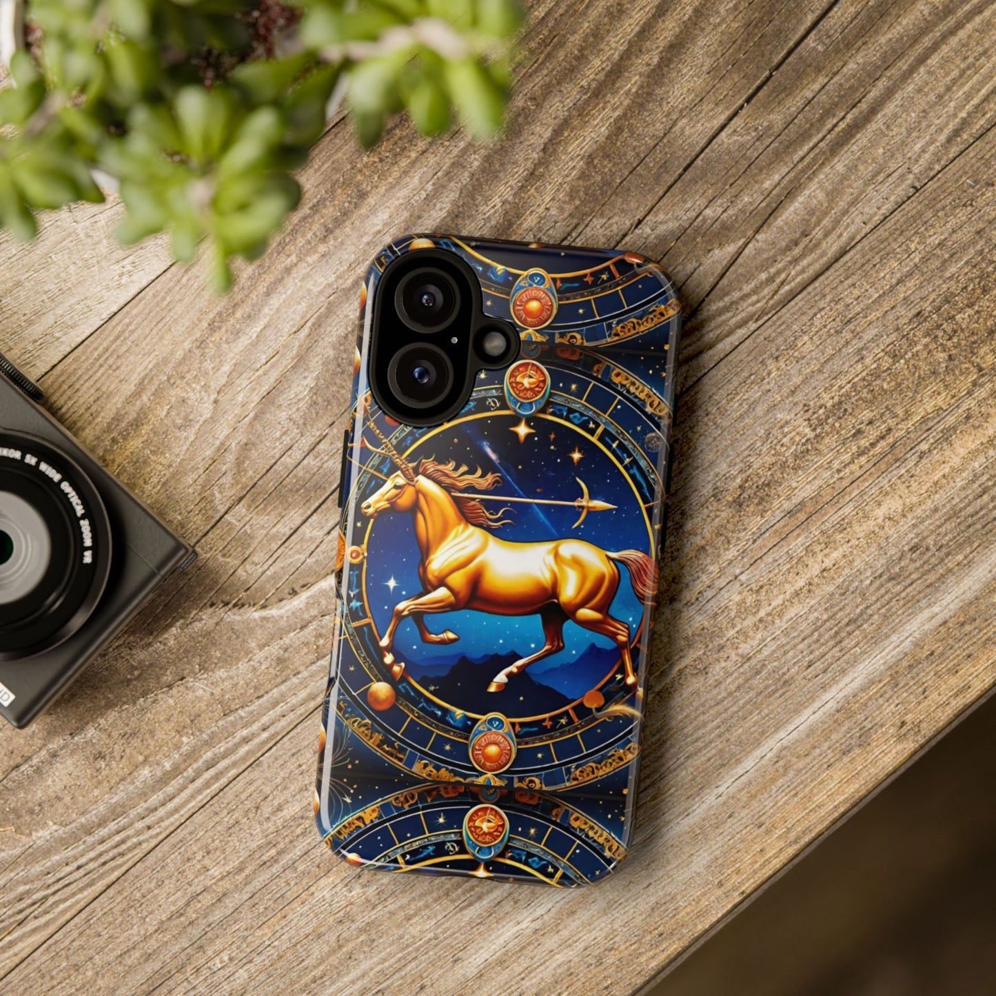 Unicorn Zodiac Phone Case | Tough Cases for Astrology Lovers, Cosmic Gift, Celestial Phone Cover, Unique Phone Accessory, Starry Phone Shell