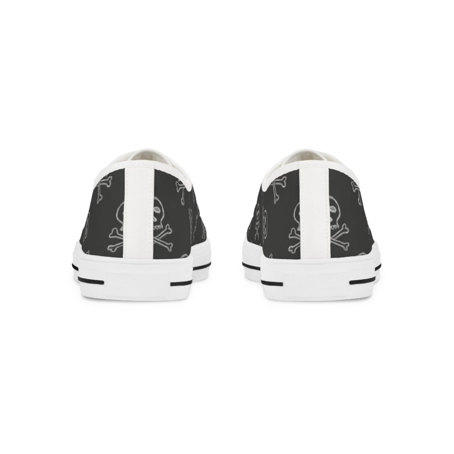 Skull and Crossbones Low Top Sneakers for Trendsetters