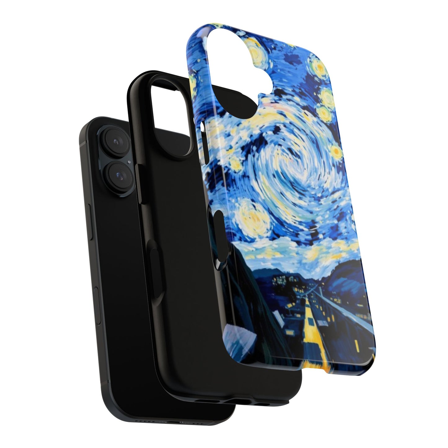 Starry Night Phone Case, Tough Phone Cover, Van Gogh Art, Phone Protection, Unique Gift for Art Lovers