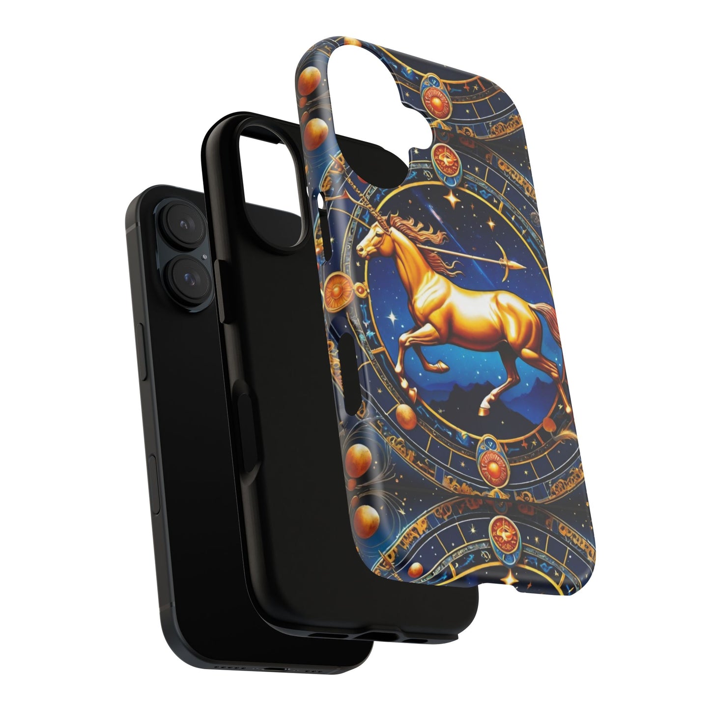 Unicorn Zodiac Phone Case | Tough Cases for Astrology Lovers, Cosmic Gift, Celestial Phone Cover, Unique Phone Accessory, Starry Phone Shell