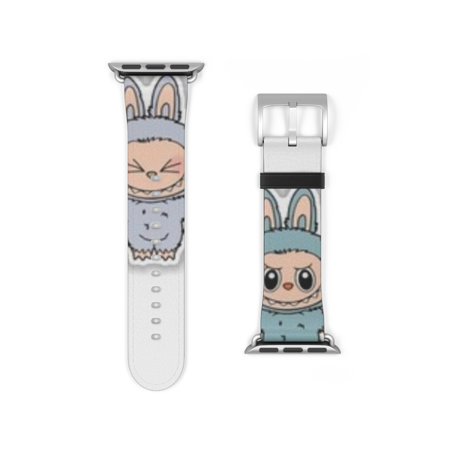 Cute Bunny Character Watch Band – Pastel Kawaii Animal Strap for Apple Watch
