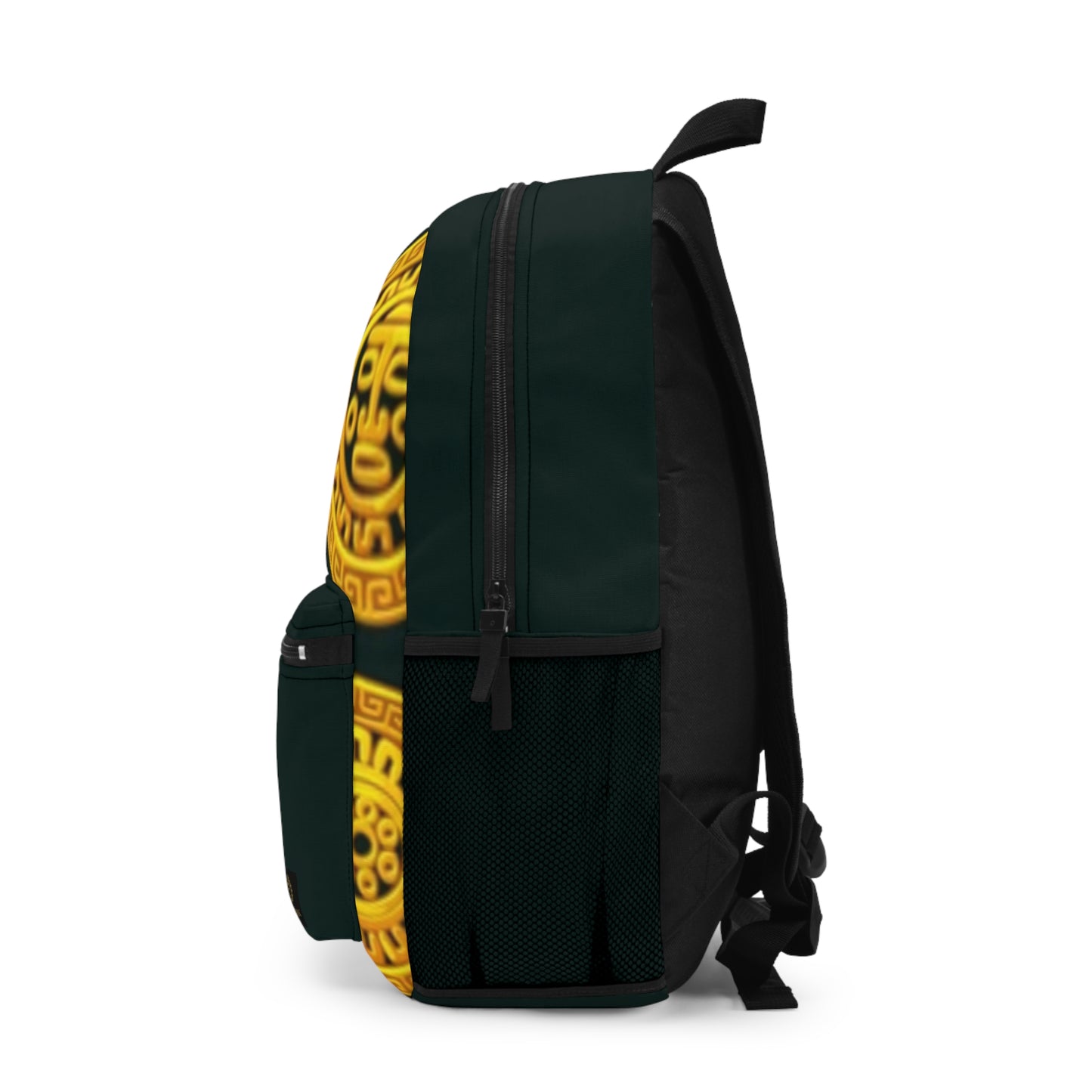 Golden Symbol Print Backpack - Stylish & Versatile for Everyday Use