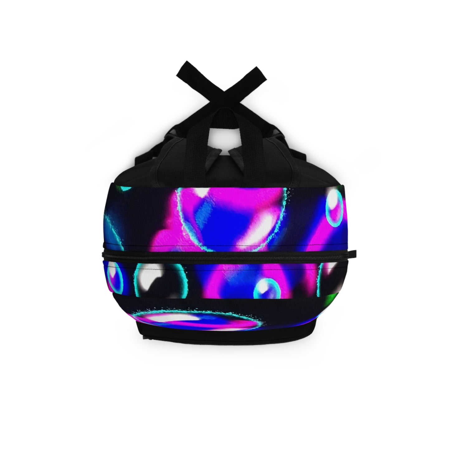 Vibrant Bubble Print Backpack for Creative Souls