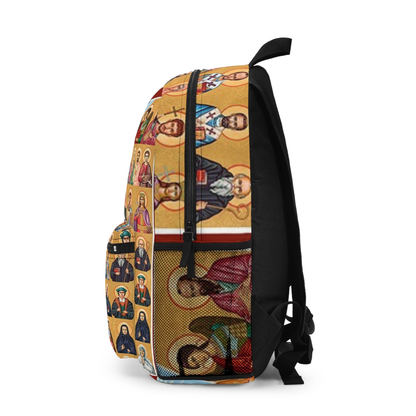 Saints Icon Backpack — Religious Christian Iconography School Bag