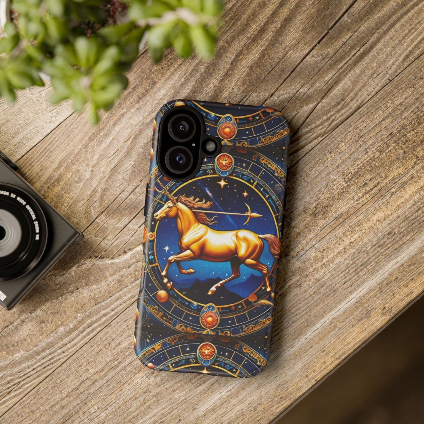 Unicorn Zodiac Phone Case | Tough Cases for Astrology Lovers, Cosmic Gift, Celestial Phone Cover, Unique Phone Accessory, Starry Phone Shell