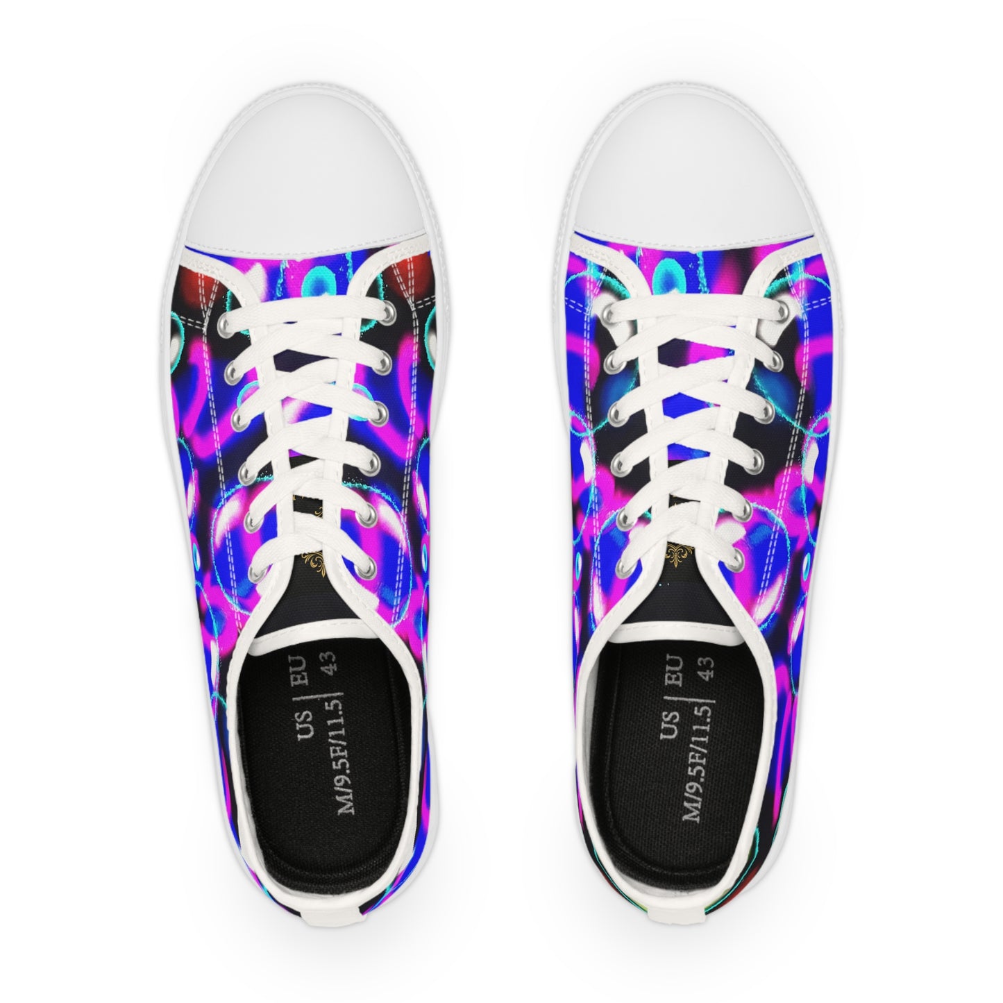 Vibrant Men's Low Top Sneakers - Stylish Colorful Design for Casual Wear