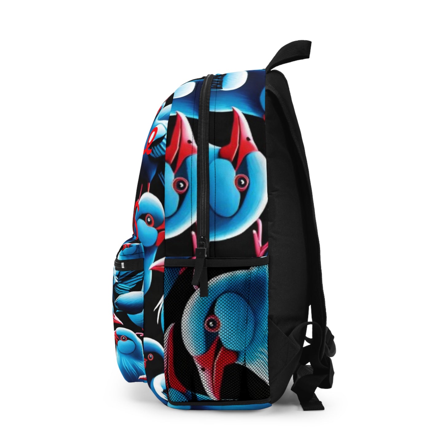 For the Birds Backpack — Bold Blue Bird Pattern School & Travel Bag