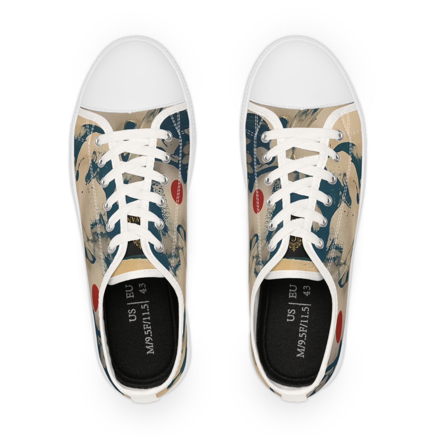 Artistic Canvas Low Top Sneakers for Everyday Style