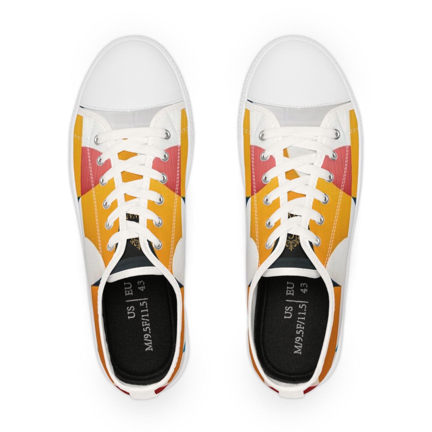 Colorful Graphic Low Top Sneakers for Stylish Comfort