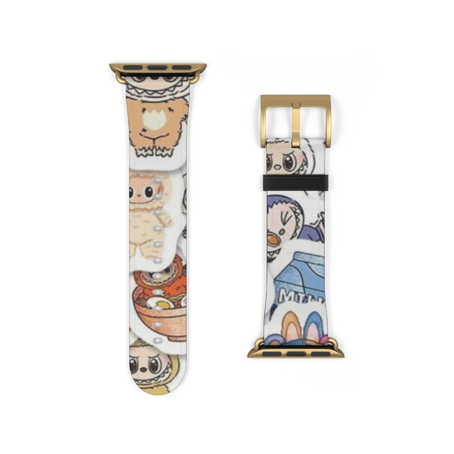 Cartoon Sushi Watch Band — Cute Japanese Food Pattern Apple Watch Strap