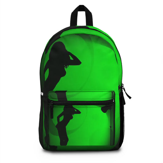 Backpack — Neon Green Silhouette Dance Backpack