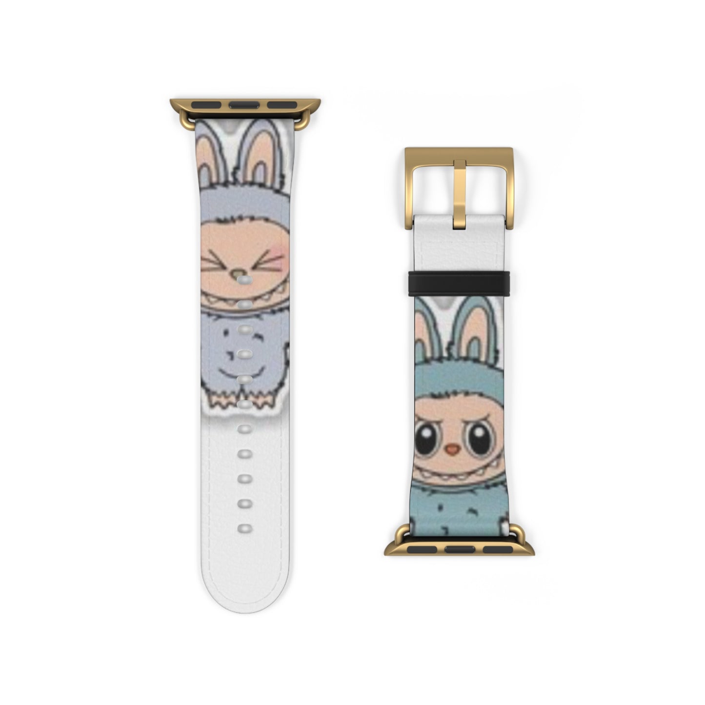 Cute Bunny Character Watch Band – Pastel Kawaii Animal Strap for Apple Watch