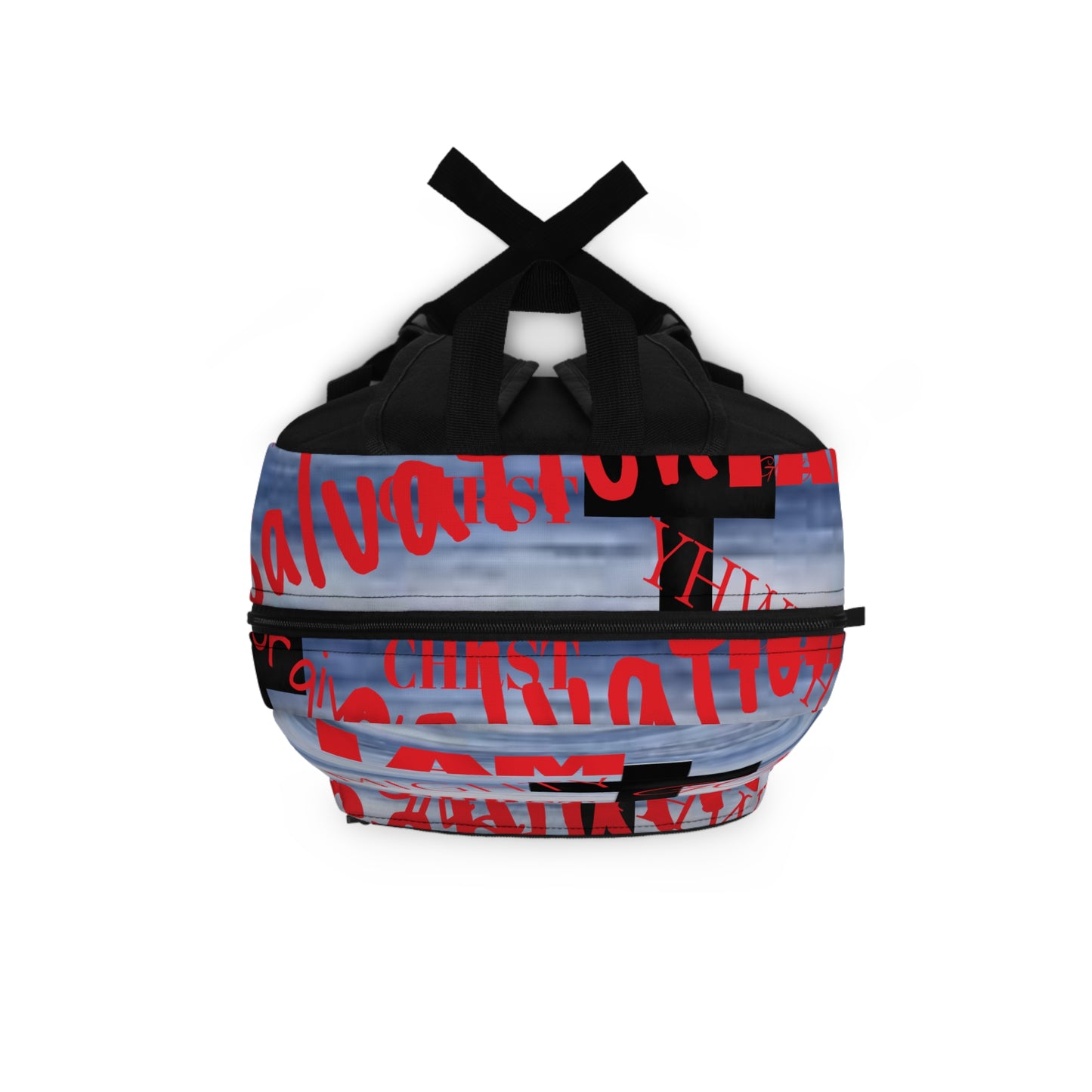 Christian Cross Backpack – Faith-Inspired School & Everyday Bag ("Christ" Text)