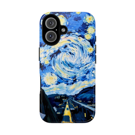 Starry Night Phone Case, Tough Phone Cover, Van Gogh Art, Phone Protection, Unique Gift for Art Lovers
