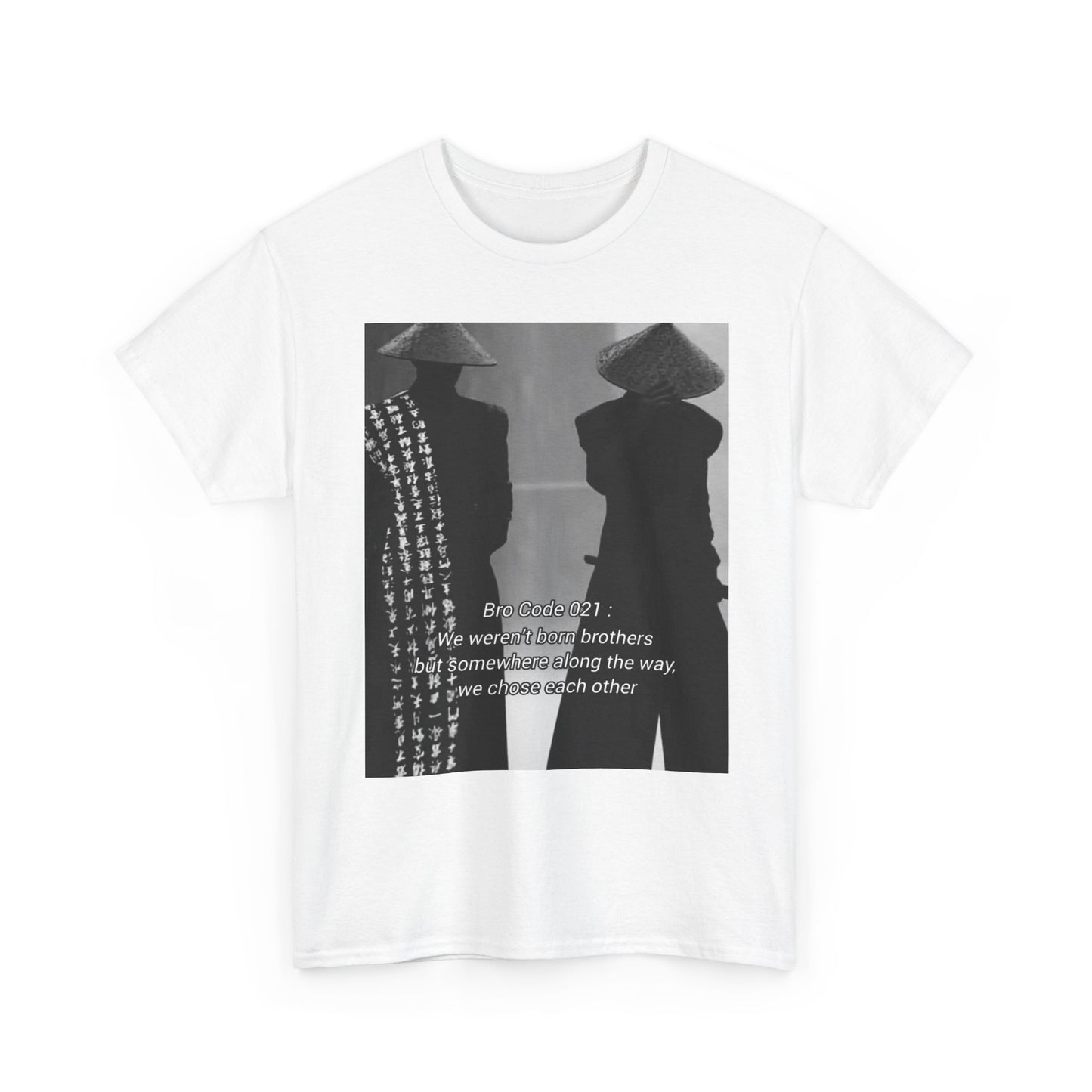 Brotherhood Unisex Heavy Cotton Tee – Casual Wear, Summer Fashion, Gift for Friends, Everyday Style, Positive Vibes