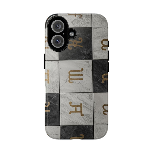 Marble Pattern Phone Case, Stylish Tough Cases, Unique Mobile Accessory, Gift for Tech Lovers, Elegant Design