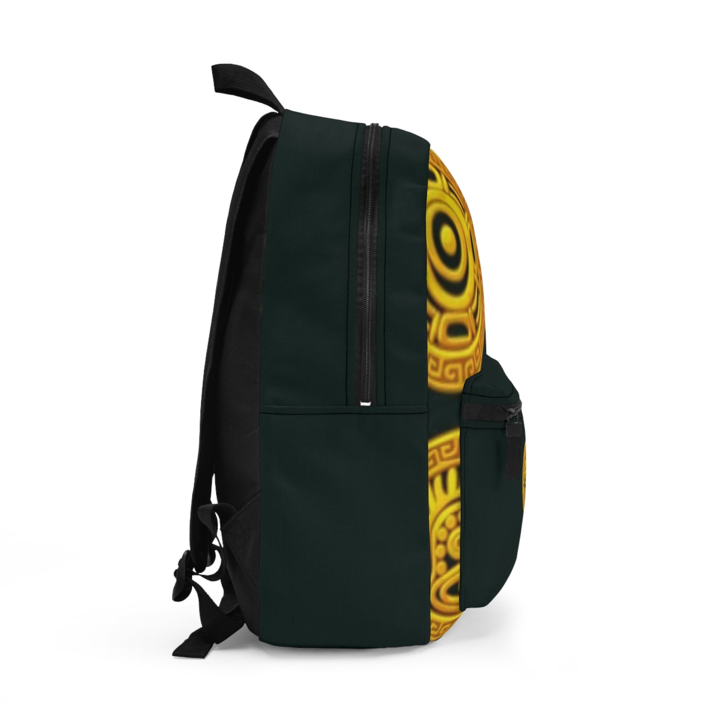 Golden Symbol Print Backpack - Stylish & Versatile for Everyday Use