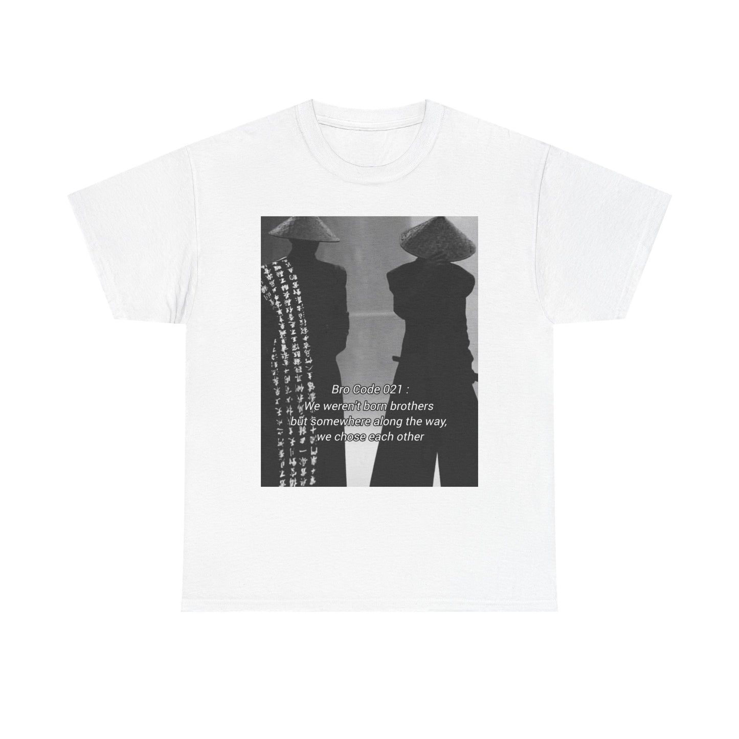 Brotherhood Unisex Heavy Cotton Tee – Casual Wear, Summer Fashion, Gift for Friends, Everyday Style, Positive Vibes
