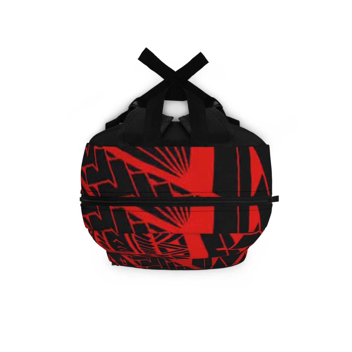 Tribal Red Black Pattern Backpack