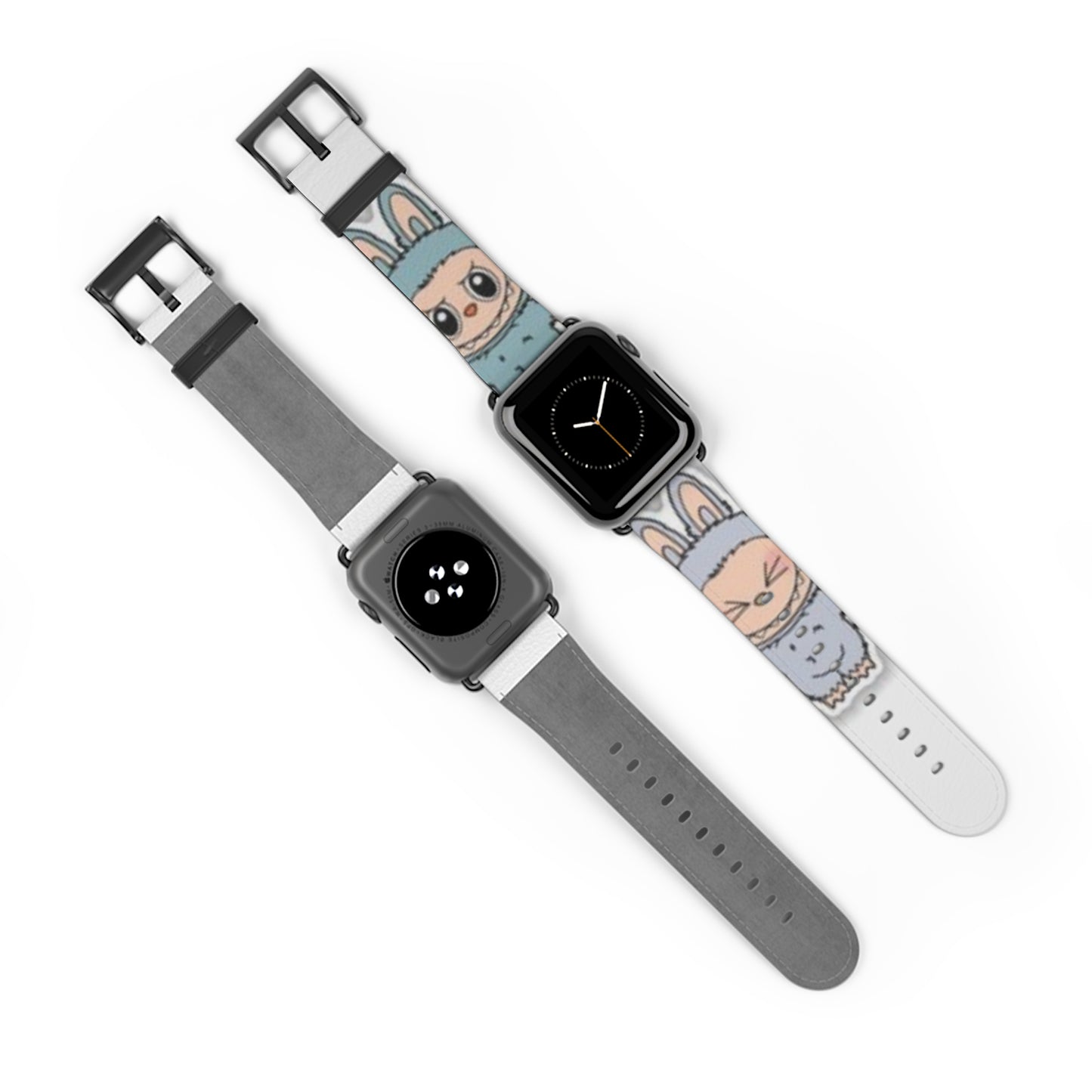Cute Bunny Character Watch Band – Pastel Kawaii Animal Strap for Apple Watch