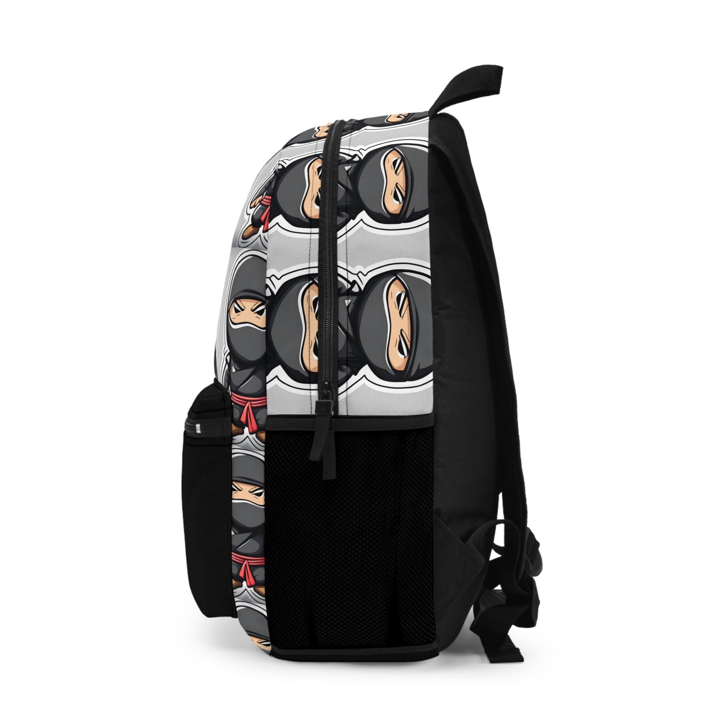 Ninja Cartoon Pattern Kids Backpack – Cute Martial Artist School Bag