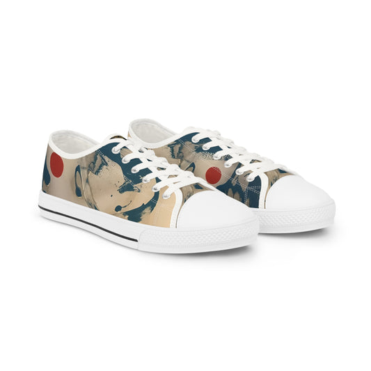Artistic Canvas Low Top Sneakers for Everyday Style