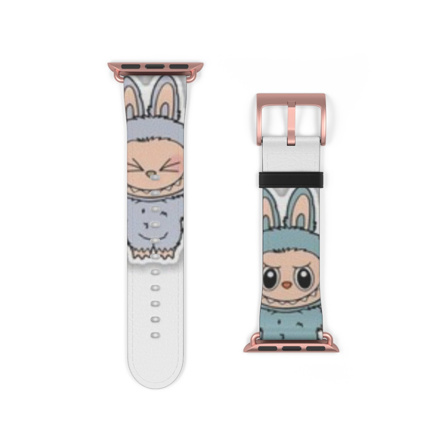 Cute Bunny Character Watch Band – Pastel Kawaii Animal Strap for Apple Watch