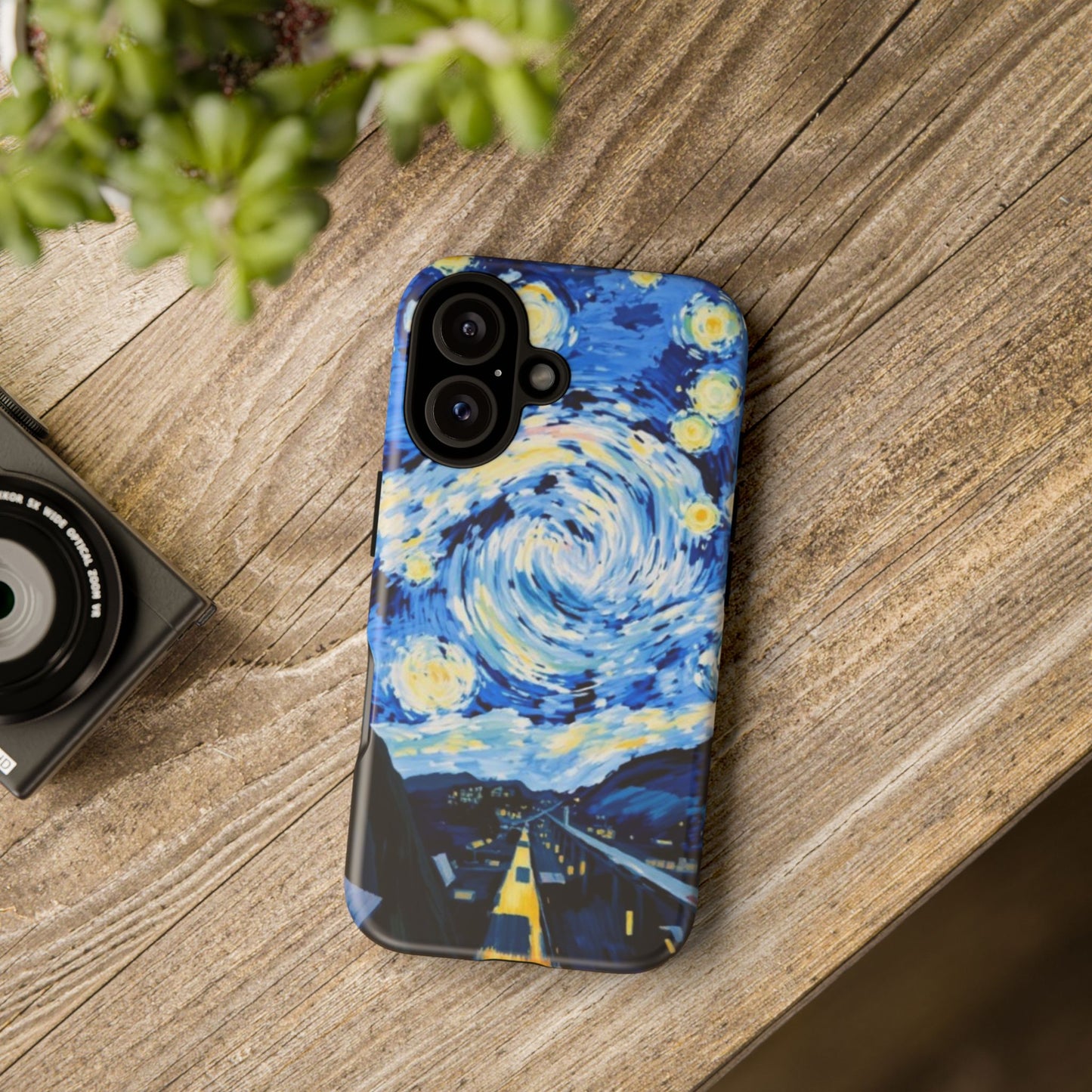 Starry Night Phone Case, Tough Phone Cover, Van Gogh Art, Phone Protection, Unique Gift for Art Lovers