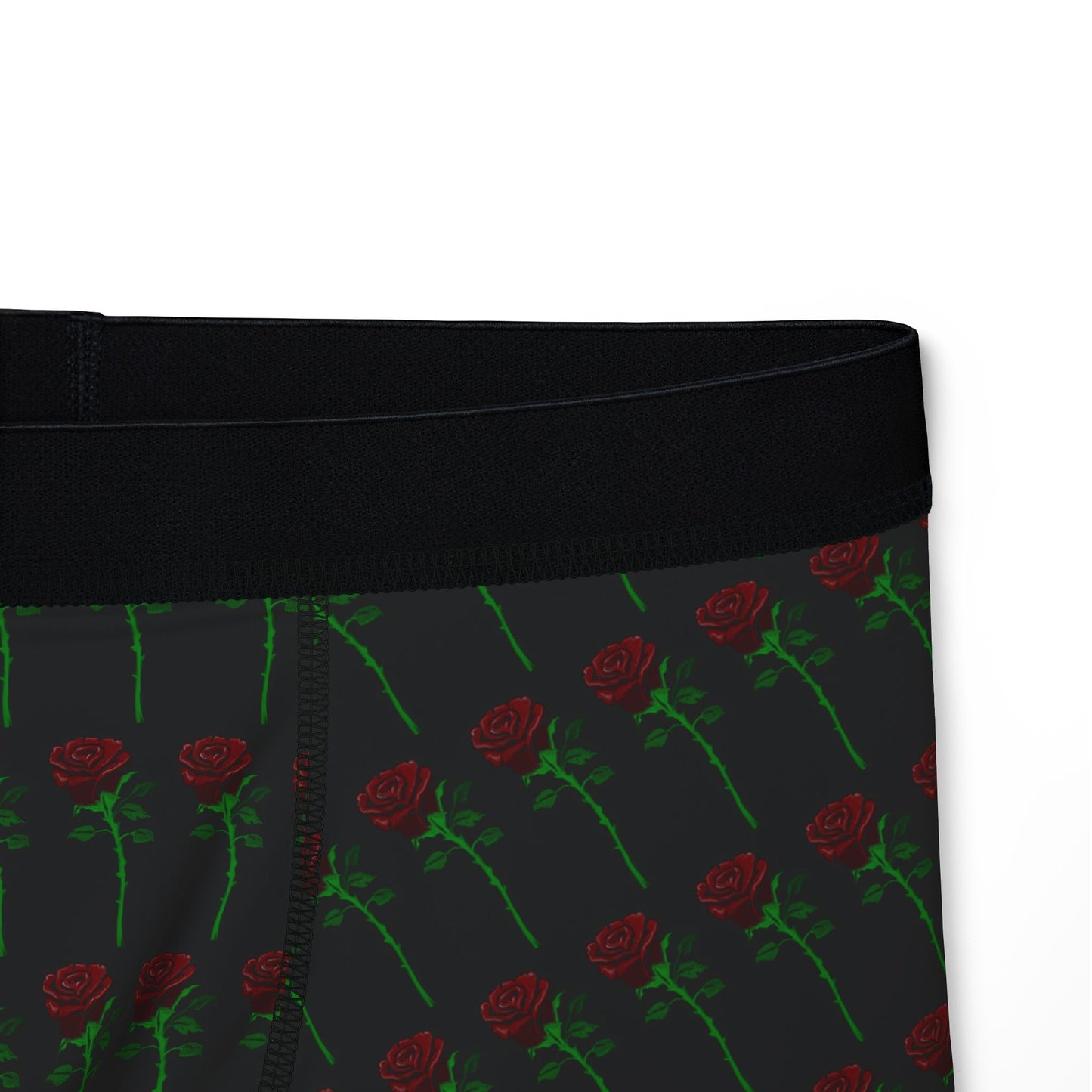 Men's Boxer Briefs — Red Rose All-Over Print