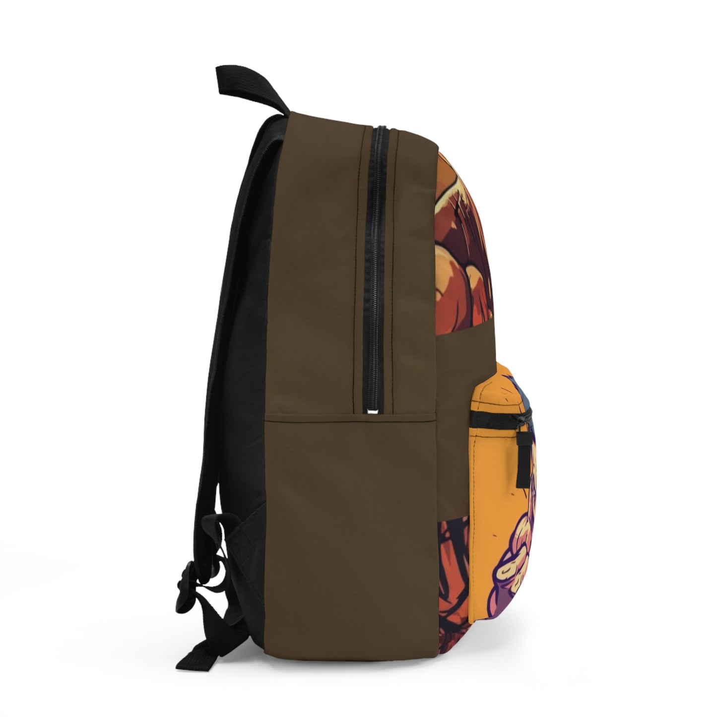 Angry Monster Graphic Backpack – Bold Cartoon Monster Design