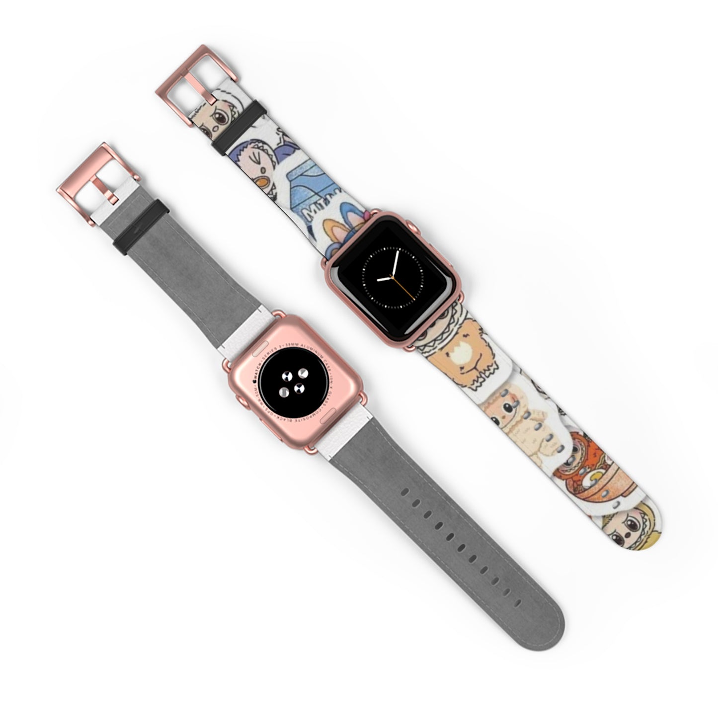 Cartoon Sushi Watch Band — Cute Japanese Food Pattern Apple Watch Strap