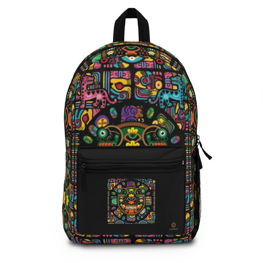 Colorful Tribal Print Backpack for Adventurers
