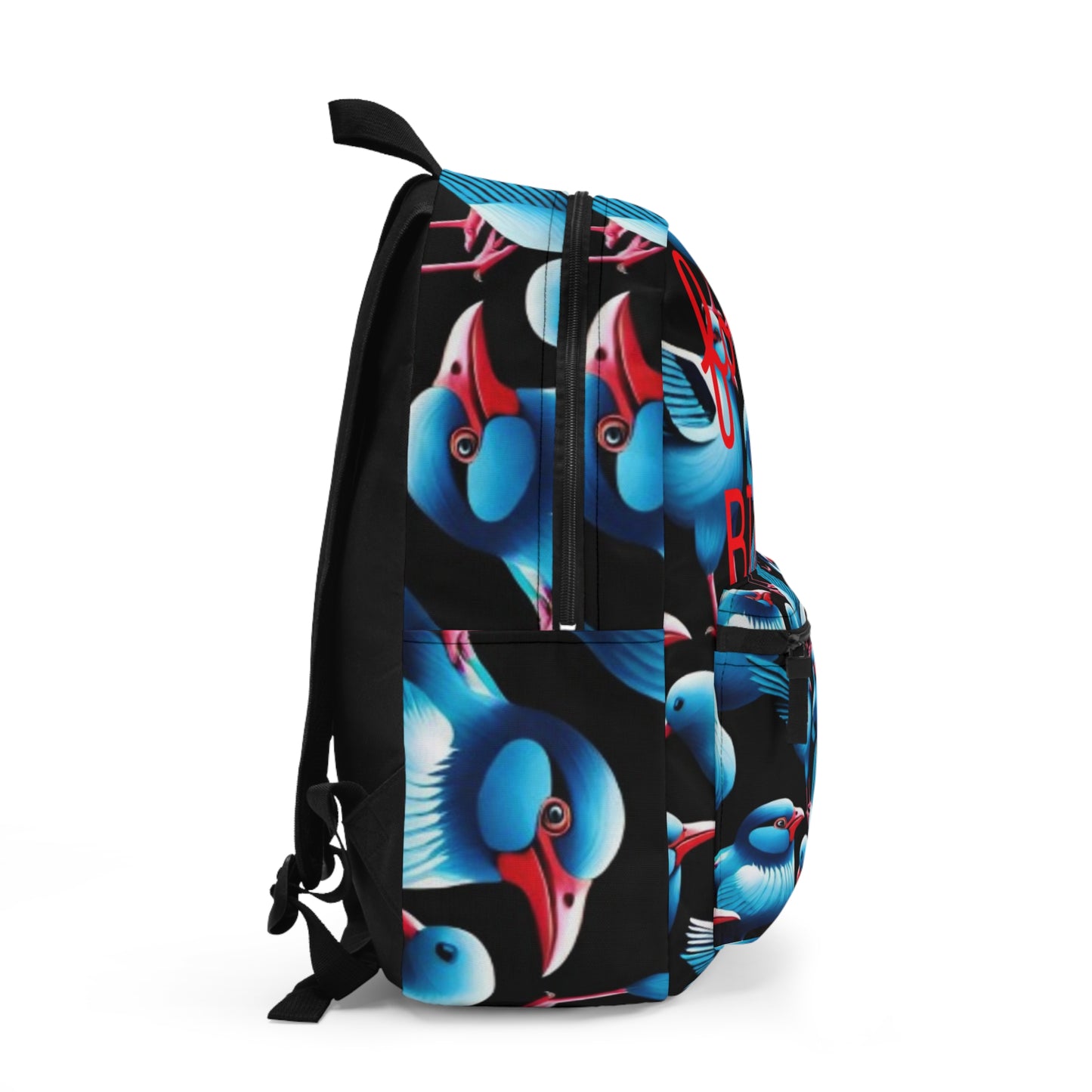 For the Birds Backpack — Bold Blue Bird Pattern School & Travel Bag