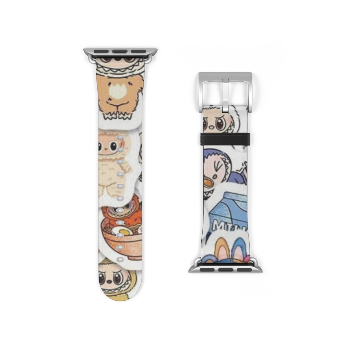 Cartoon Sushi Watch Band — Cute Japanese Food Pattern Apple Watch Strap
