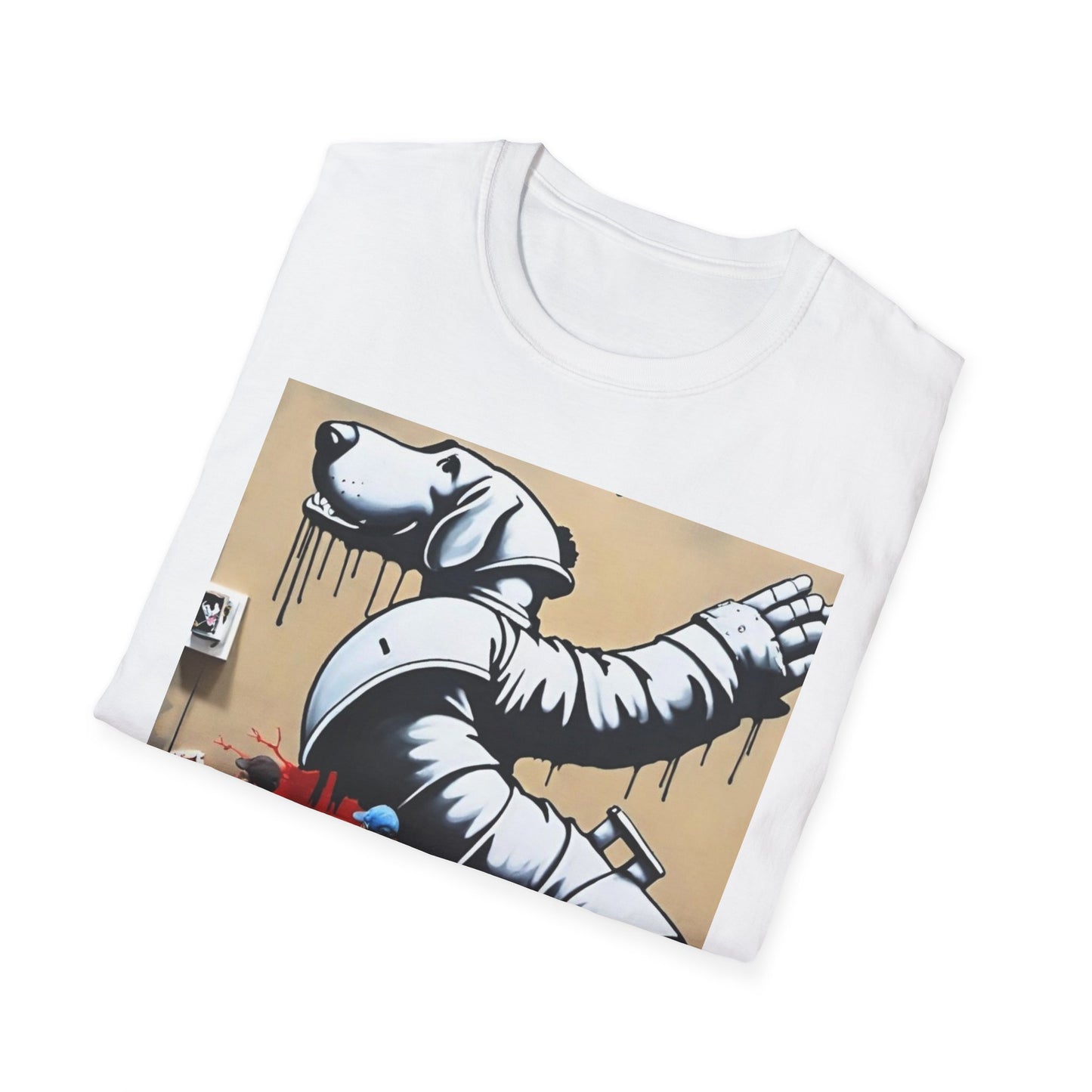 Astronaut Street Art T-Shirt — Urban Graffiti Print